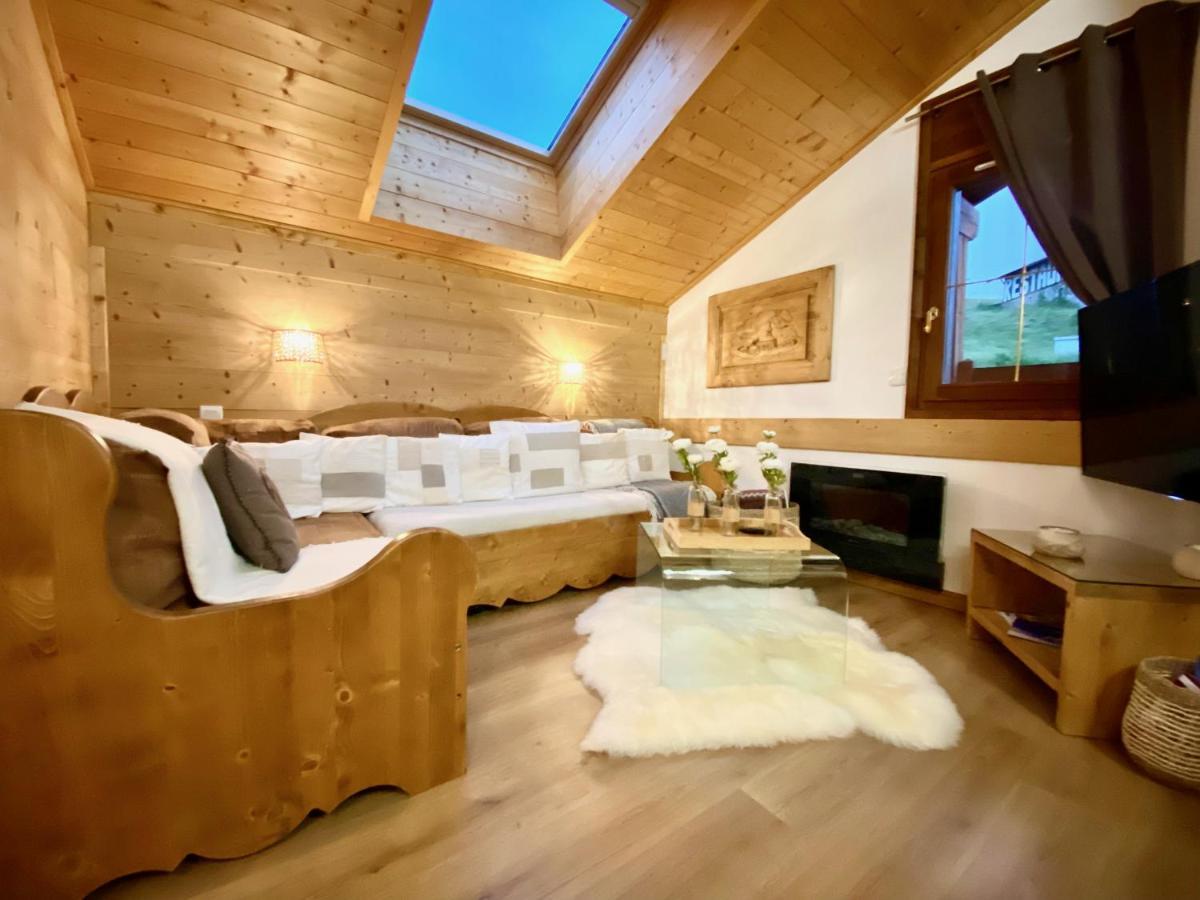 Apartament Appt 3Ch, Au Pied Des Pistes A La Deco Soignee Flumet Zewnętrze zdjęcie