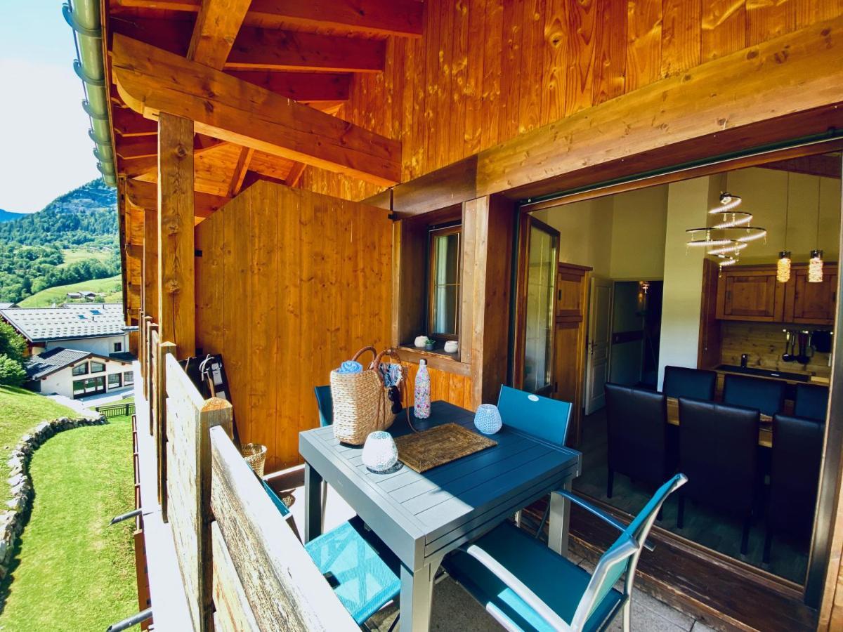 Apartament Appt 3Ch, Au Pied Des Pistes A La Deco Soignee Flumet Zewnętrze zdjęcie